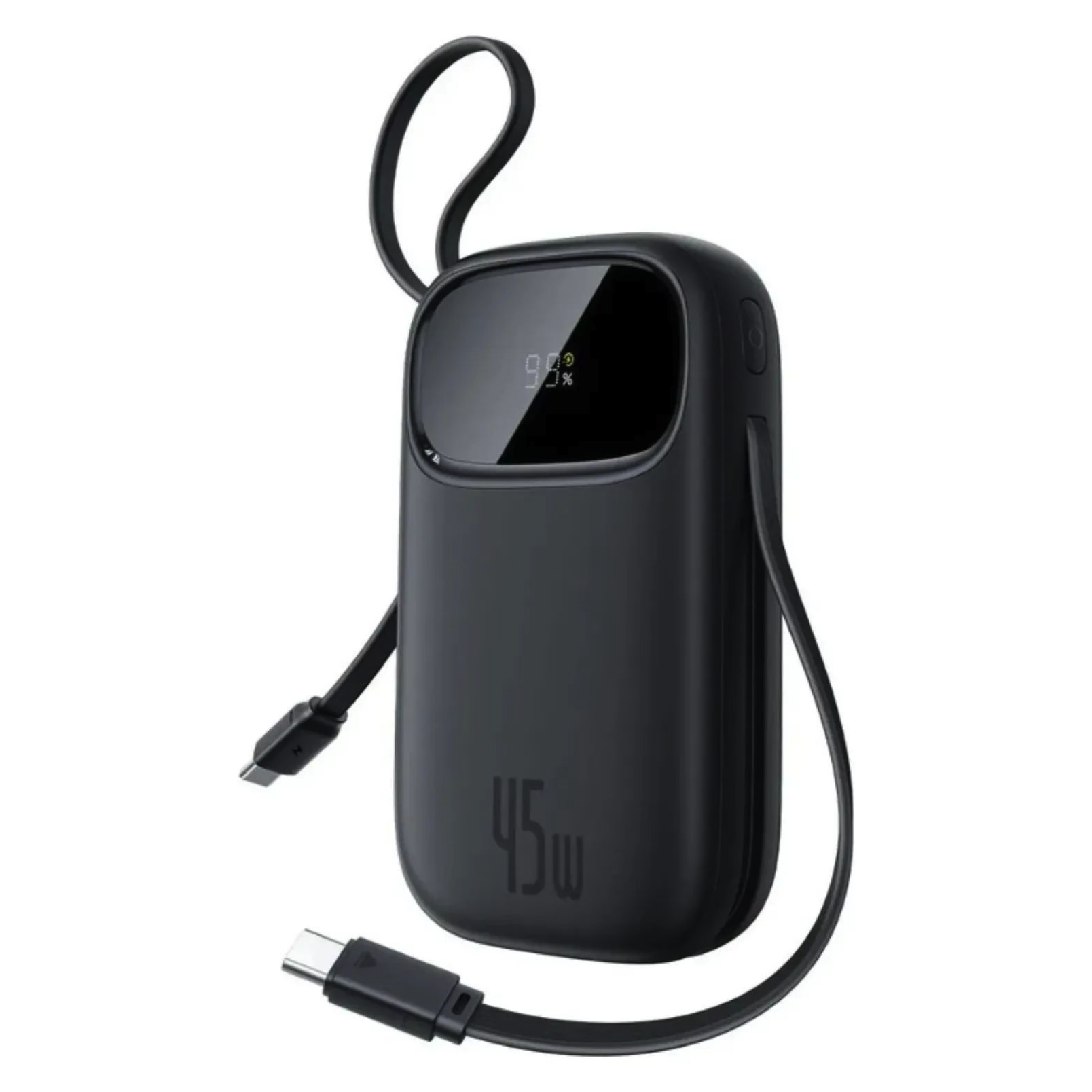 Павербанк BASEUS EnerFill FC31 10000mAh 45W со встроенными кабелями Type-C для ноутбука и смартфона