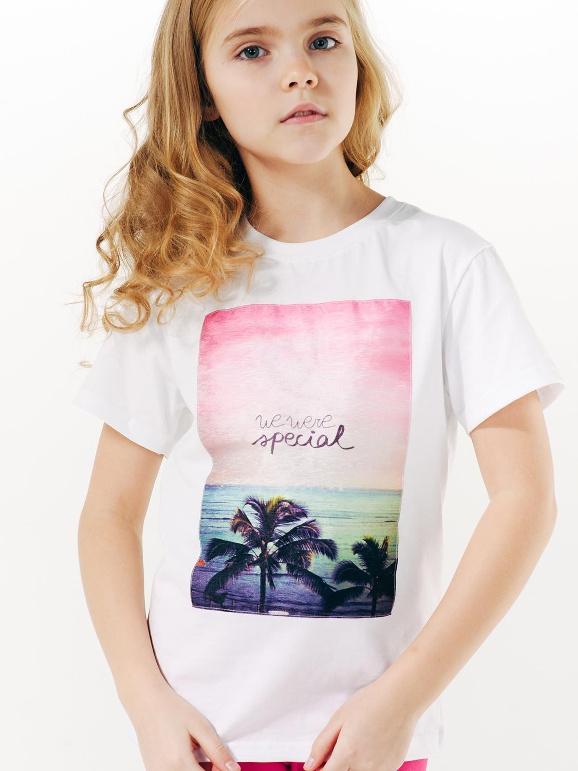 Футболка Smil 152 см см Белый (110534)