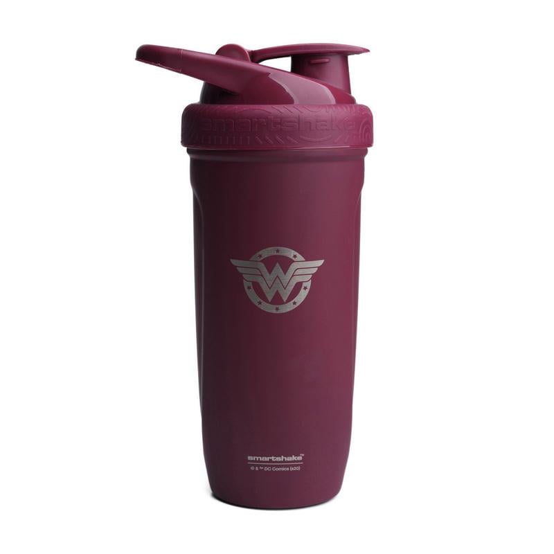 Шейкер для протеина и спортивного питания из нержавеющей стали SmartShake Reforce DC Wonder Woman 900 мл