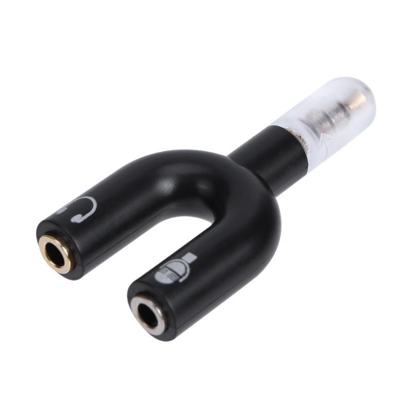 Разветвитель для наушников и микрофона Y-Type 3,5 мм Jack 3-pin на 4-pin аудиоадаптер сплиттер - фото 5