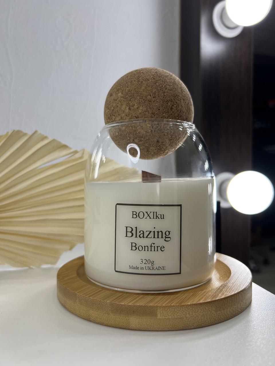 Аромасвечка Boxiku Blazing Bonfire из соевого воска 320 г