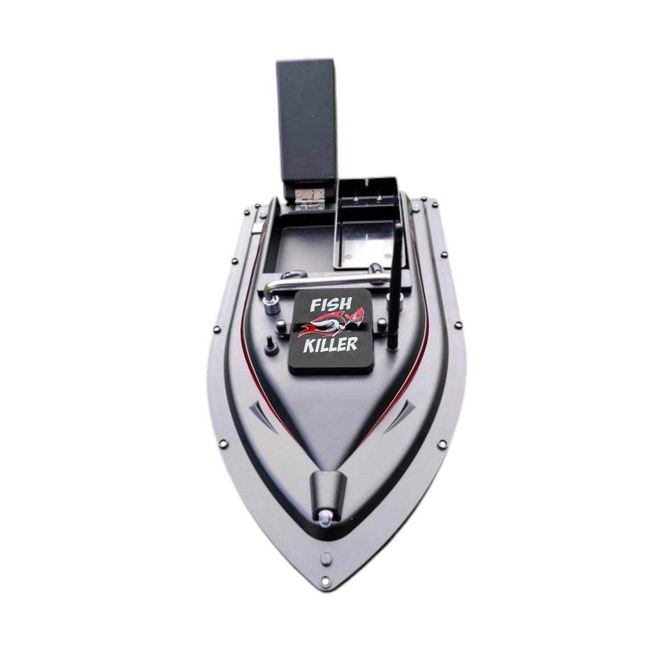 Човник для риболовлі для завозу підгодовування Fish Killer Ghost автопілот до 2 кг до 500 м Чорний (2680347359)