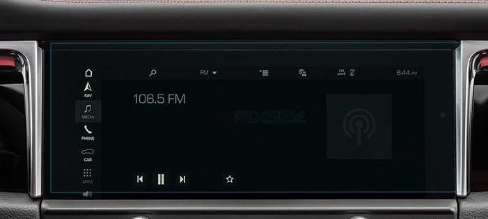 Защитное стекло Pixsel гибридное матовое на монитор Porsche MACAN 12,7" 2019
