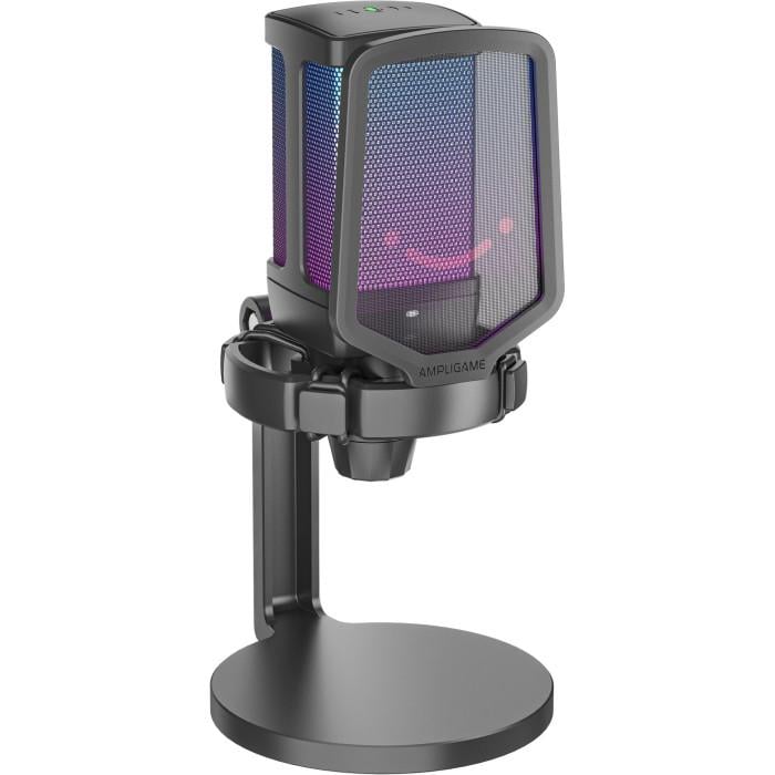 Микрофон проводной Fifine Q6 конденсаторный 2 м USB Type-C RGB 20000 Гц Black (36944113) Микрофон проводной Fifine Q6 конденсаторный 2 м USB Type-C RGB 20000 Гц Black (36944113)