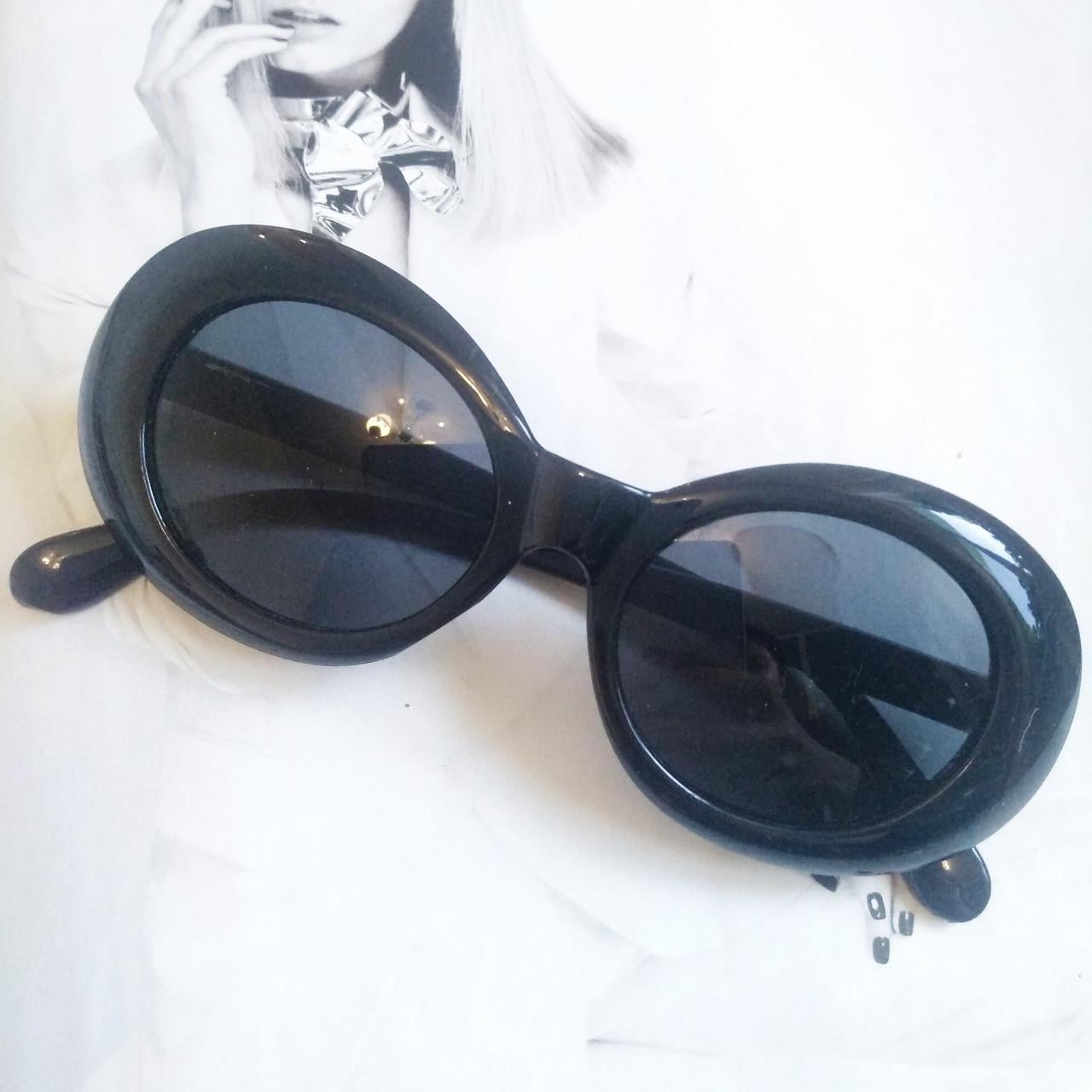 Очки детские солнцезащитные овал Черный