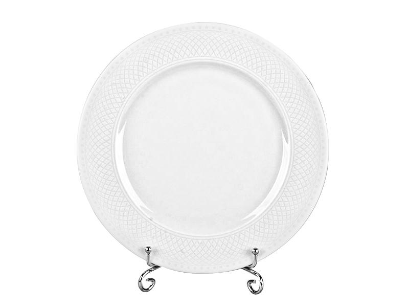 Тарелка плоская стеклянная Light House Izumrut 17 см Белый (39-101) - фото 1 Тарелка плоская стеклянная Light House Izumrut 17 см Белый (39-101) - фото 1