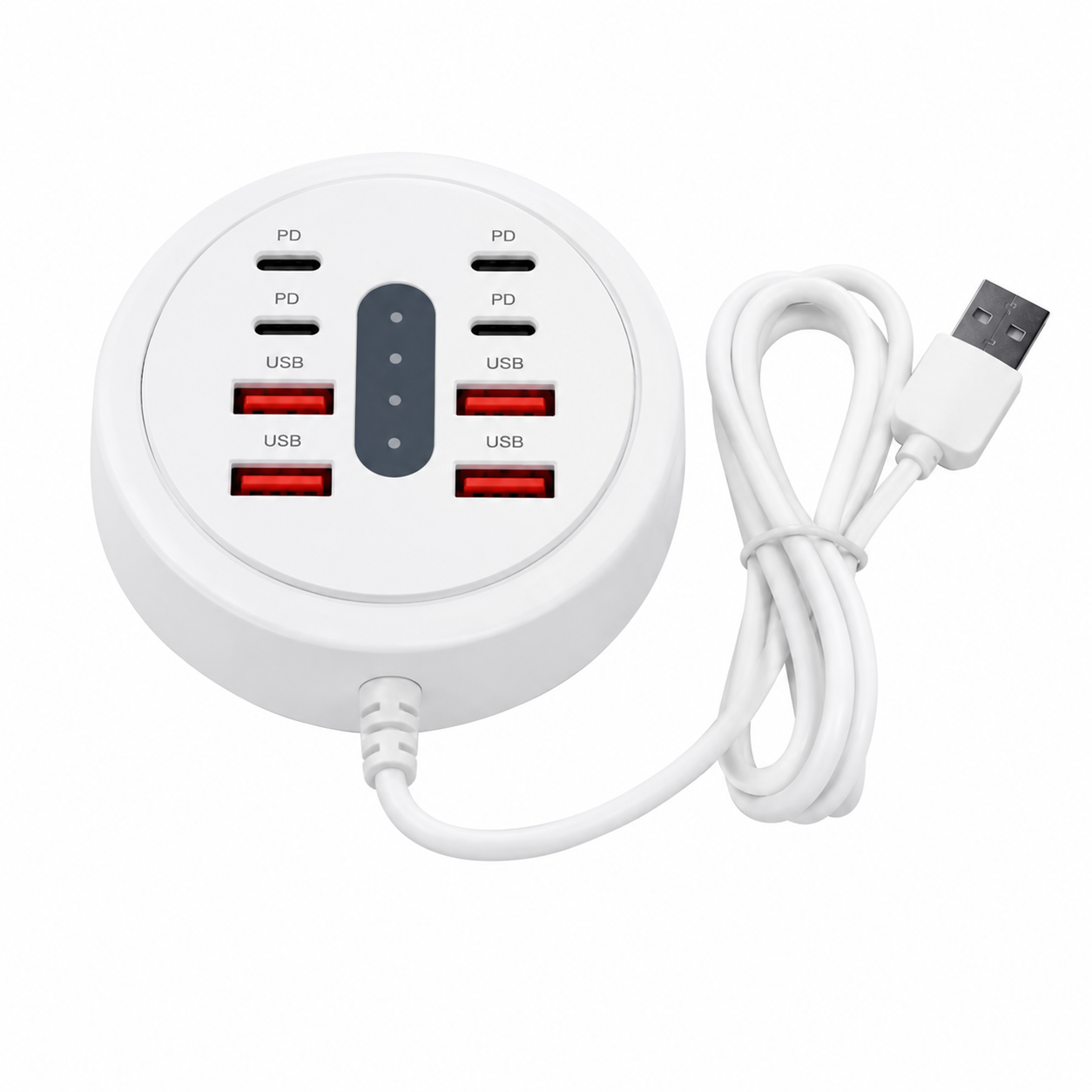 Зарядная станция YUMKNOW 8 портов 4×USB-C/4×USB-A (35888925)