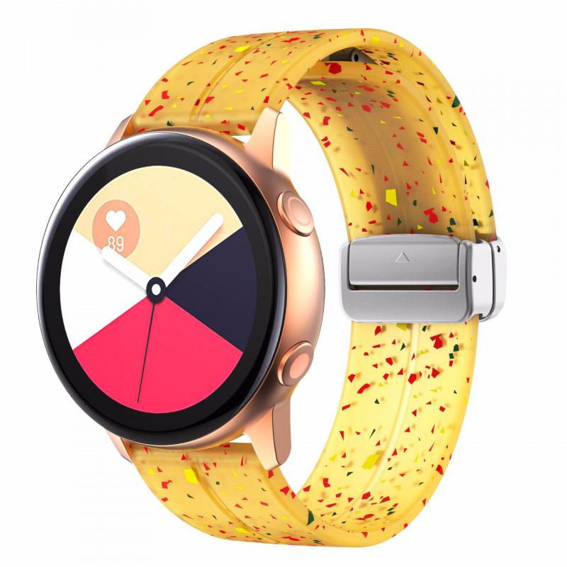 Ремешок силиконовый Splash для Smart Watch 20 мм Yellow (00000068675_1)