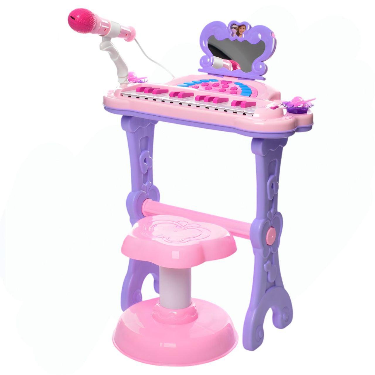Детский синтезатор J92-01 Фиолетово-розовый