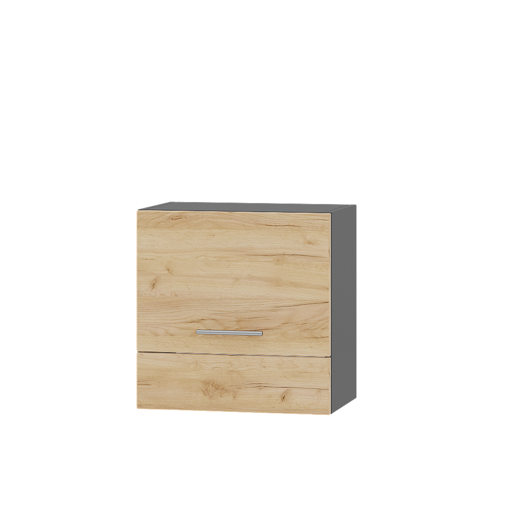 Шкаф верхний Эверест Оптима модуль Верх для вытяжки В11-500 50х30х50 см Дуб крафт золотой/Антрацит (08476) - фото 1 Шкаф верхний Эверест Оптима модуль Верх для вытяжки В11-500 50х30х50 см Дуб крафт золотой/Антрацит (08476) - фото 1