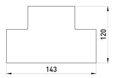 Соединитель Т-образный E.NEXT e.trunking.t.channel.stand.100.40 для короба 100x40 мм ПВХ Белый (s5033010) - фото 2 Соединитель Т-образный E.NEXT e.trunking.t.channel.stand.100.40 для короба 100x40 мм ПВХ Белый (s5033010) - фото 2