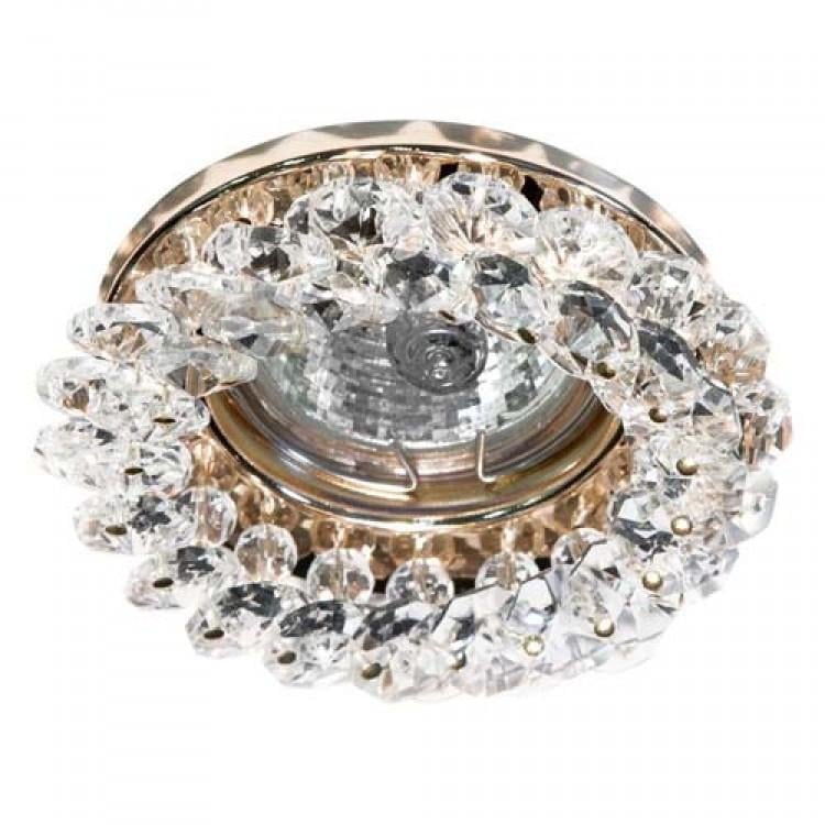 Світильник вбудовуваний Feron CD4141 Прозорий золото