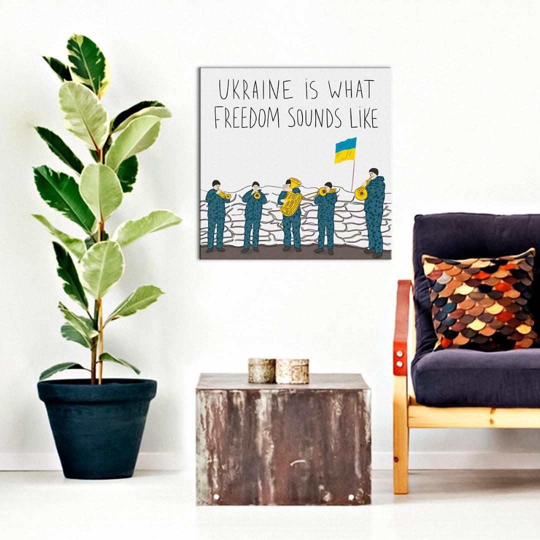 Интерьерная картина "Музыка свободы" Алена Жук (CN53162M) Интерьерная картина "Музыка свободы" Алена Жук (CN53162M)