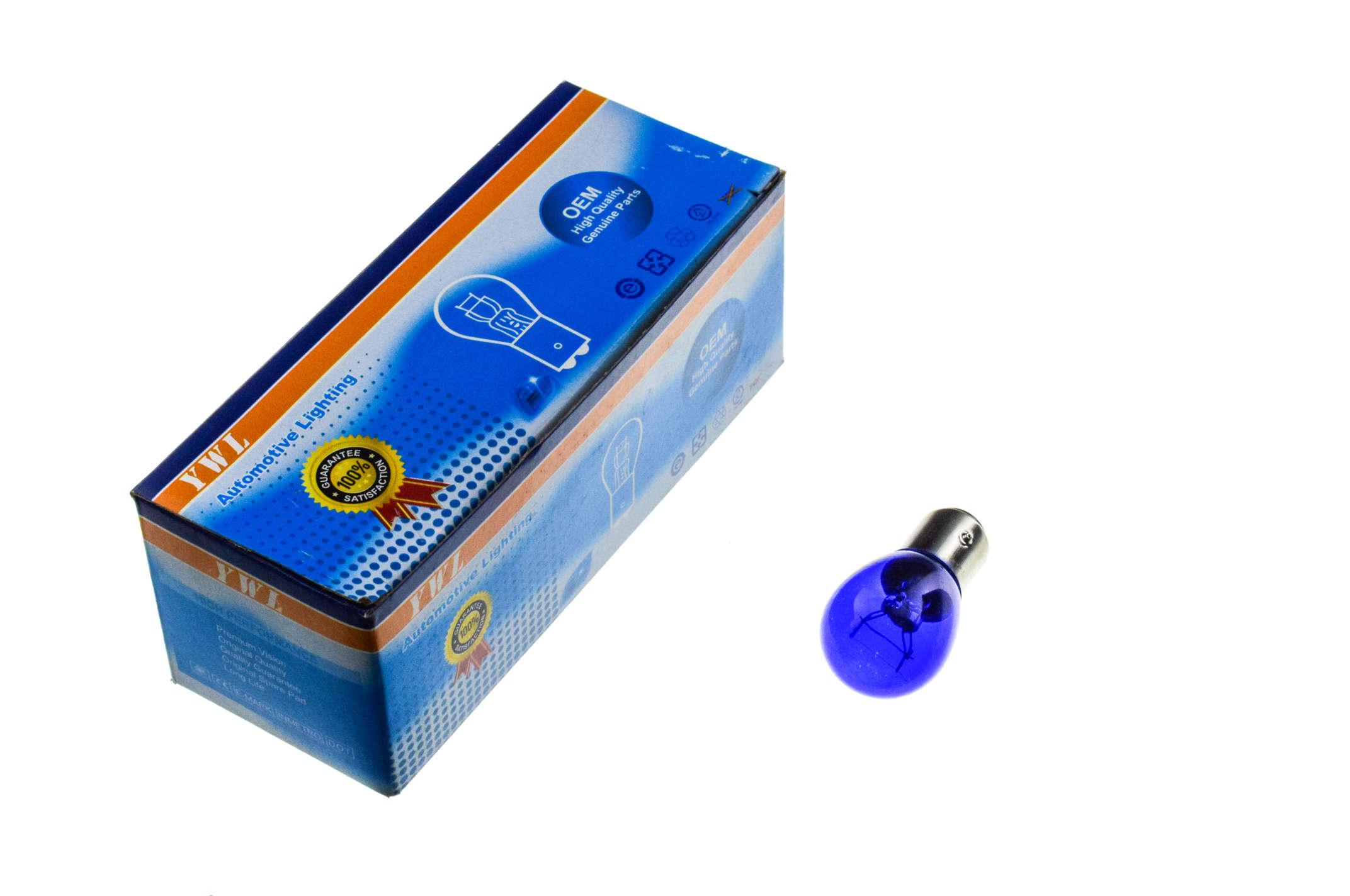 Лампа YWL S25 2PIN 12V 21W/5W Синій (L-241)