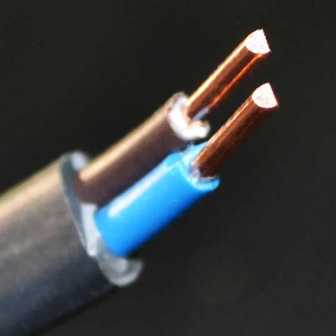 Силовий кабель СКЗ мідний ВВГ-П нг 2х1,5 мм2 - фото 2 Силовий кабель СКЗ мідний ВВГ-П нг 2х1,5 мм2 - фото 2