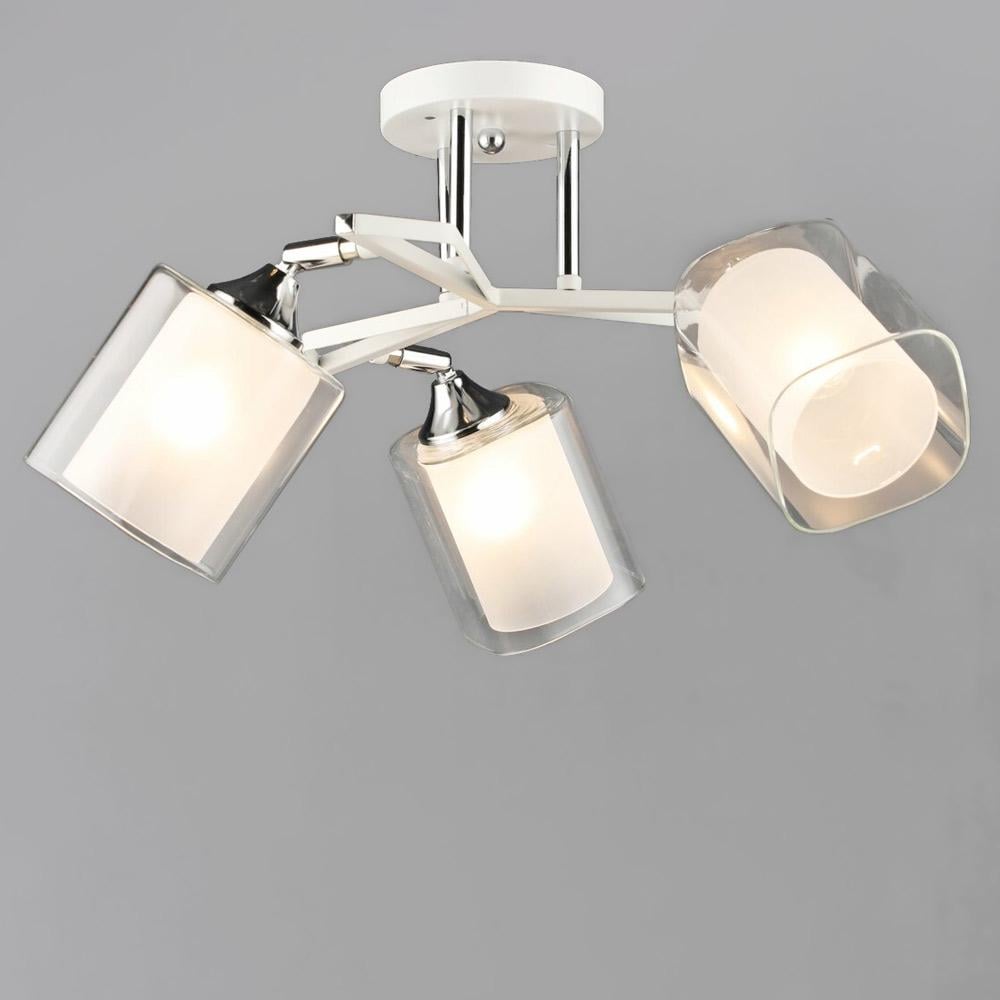 Люстра потолочная Light House SRS-20241/3 WT/CR Белый/Хром
