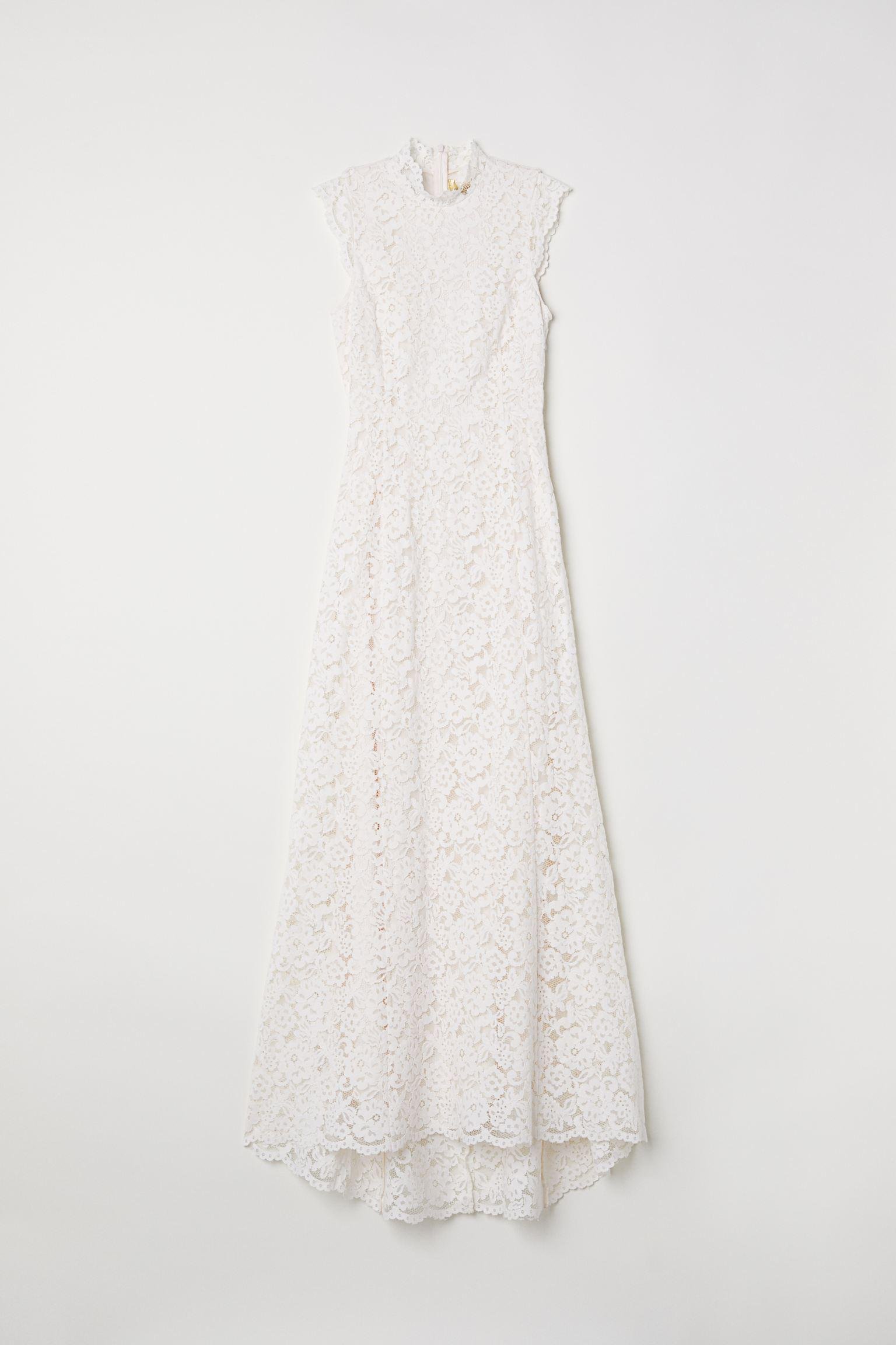 Свадебное платье H&M р. 34 Молочный (607622106)