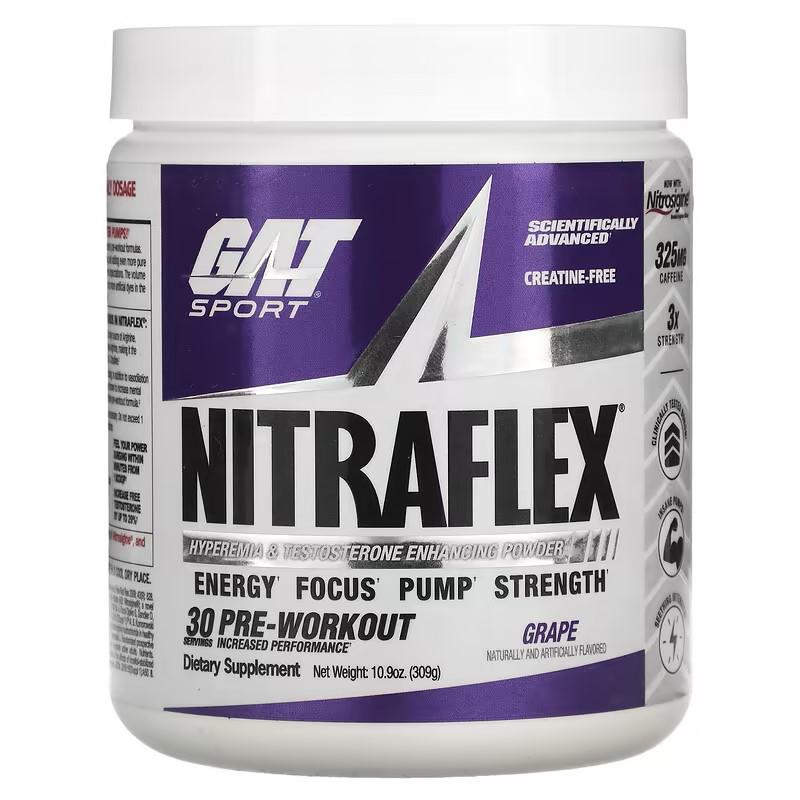 Предтренировочный комплекс GAT Nitraflex grape 309 г (00000038326)