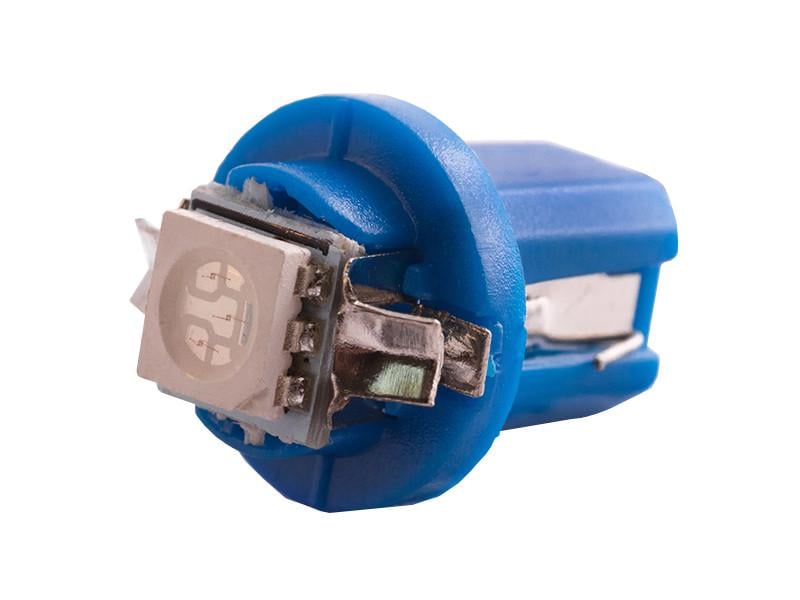 Автолампа світлодіодна T5 W1,2W B8,5d 24 В SMD5050-1led Синій (1486)