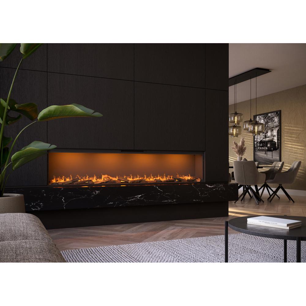 Электрокамин с обогревом Faber by Dimplex E-Slim Linear 2200-450 фронтальный паровой - фото 5