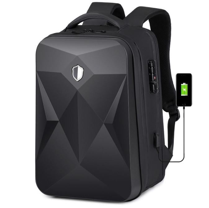 Рюкзак с кодовым замком для ноутбуков 17 USB с креплением для чемодана (СР-5807-2)