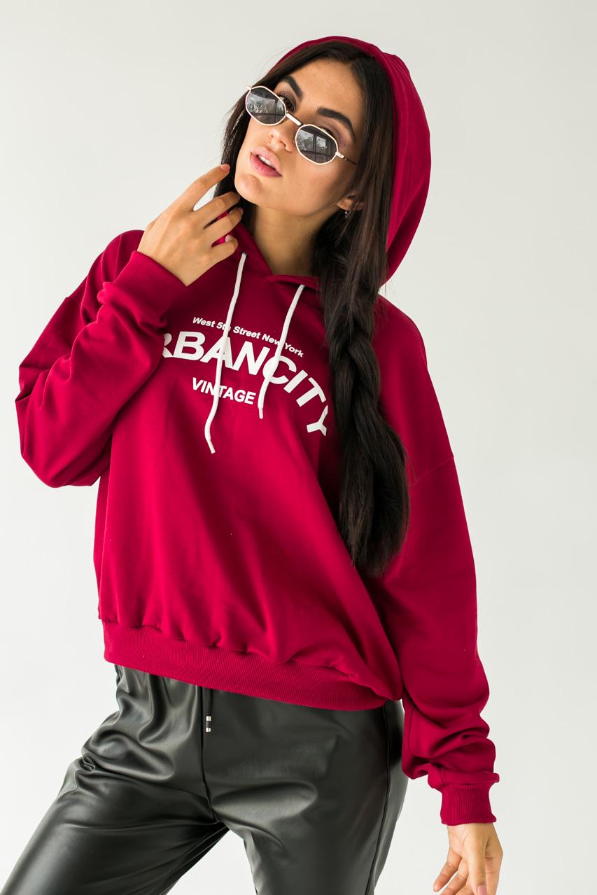 Худі LUREX S Бордовий (9442490)
