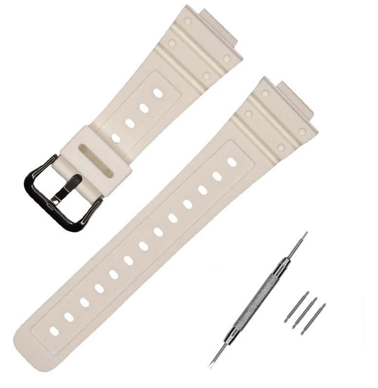 Ремінець для Casio G-Shock DW-5600 B White BK (4120)