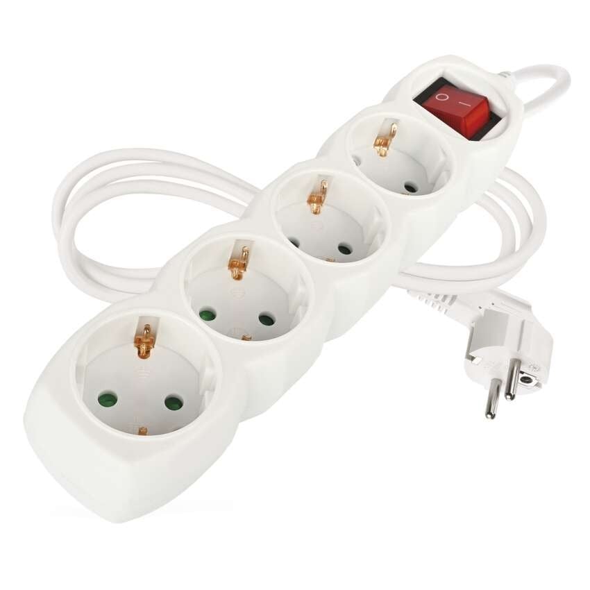 Удлинитель сетевой Emos P1421 4 розетки 1,4 м 1 кв. мм (37796691)