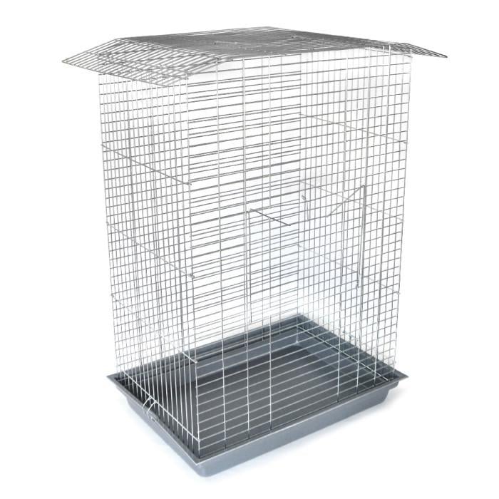 Клітка для шиншил "Шиншила люкс" економ 565х400х850 мм Сірий (234348379)