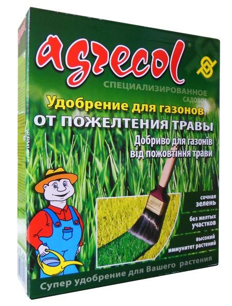 Удобрение комплексное минеральное от пожелтения газона Agrecol 30205 1 кг