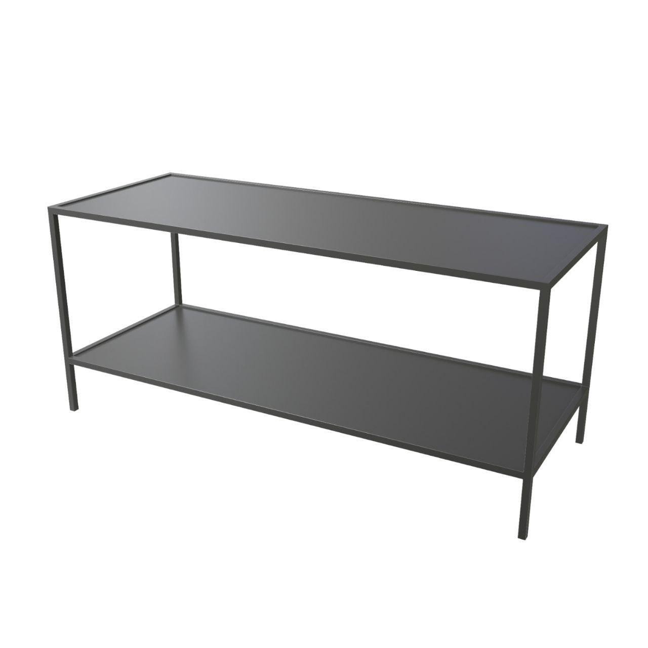 Подставка для обуви Grid LOFT двухуровневая металлическая 900х350х450 мм ПВ-09 Черный (2048754984/К0518)