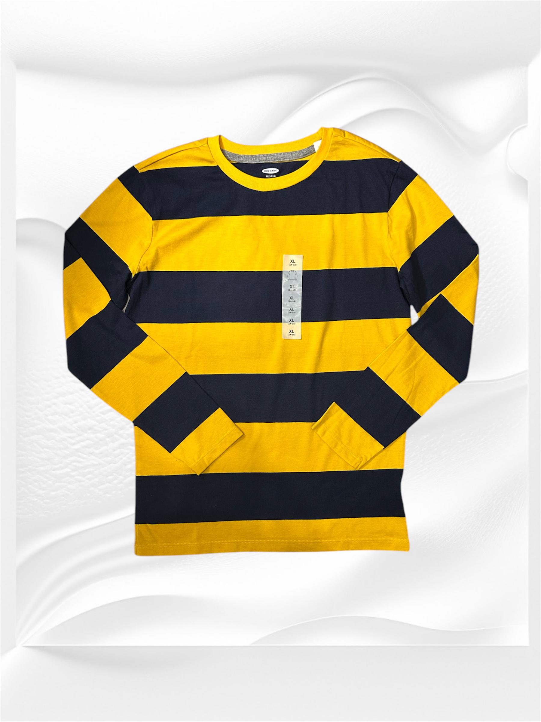 Лонгслив OLD Navy 14-16 лет 164 см Синий/Желтый (001300250)
