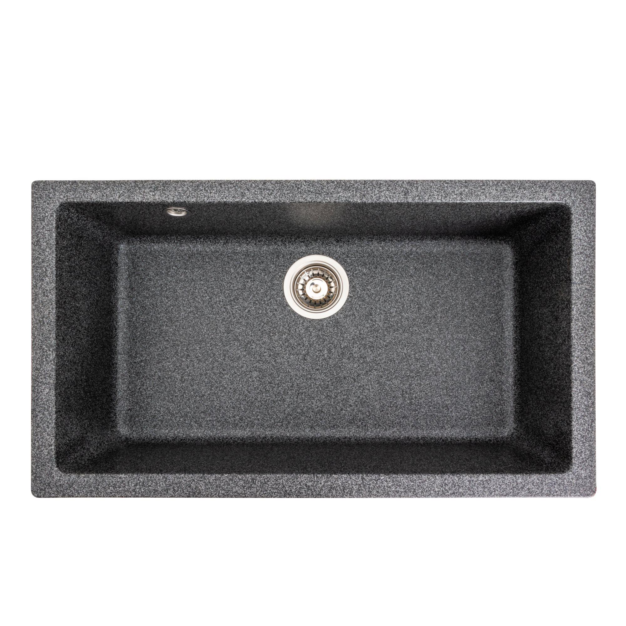 Мийка гранітна для кухні Platinum 7945 Paruana матова Графітовий