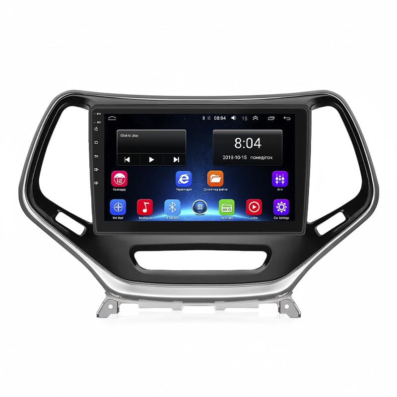 Автомагнитола штатная Lesko для Jeep Cherokee V/KL Рестайлинг 2018-2/32 Гб Wi-Fi GPS Base 10" (32468018)