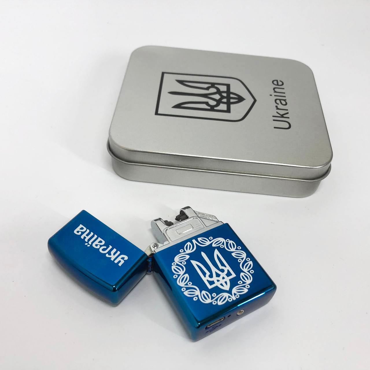 Зажигалка дуговая электроимпульсная зажигалка USB металлическая коробка Синий (HL-447) - фото 13 Зажигалка дуговая электроимпульсная зажигалка USB металлическая коробка Синий (HL-447) - фото 13