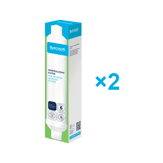 Картриджі для фільтра зворотного осмосу Ecosoft Standard з мінералізатором річний запас (CPV17POSTMIN50GPD) - фото 2 Картриджі для фільтра зворотного осмосу Ecosoft Standard з мінералізатором річний запас (CPV17POSTMIN50GPD) - фото 2