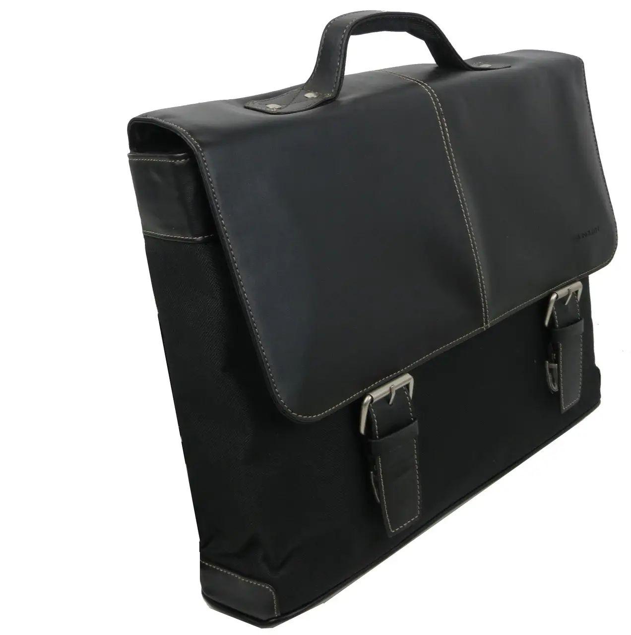Портфель чоловічий Monolith 15,6" з відділом для ноутбука Чорний (S2395 black) - фото 3