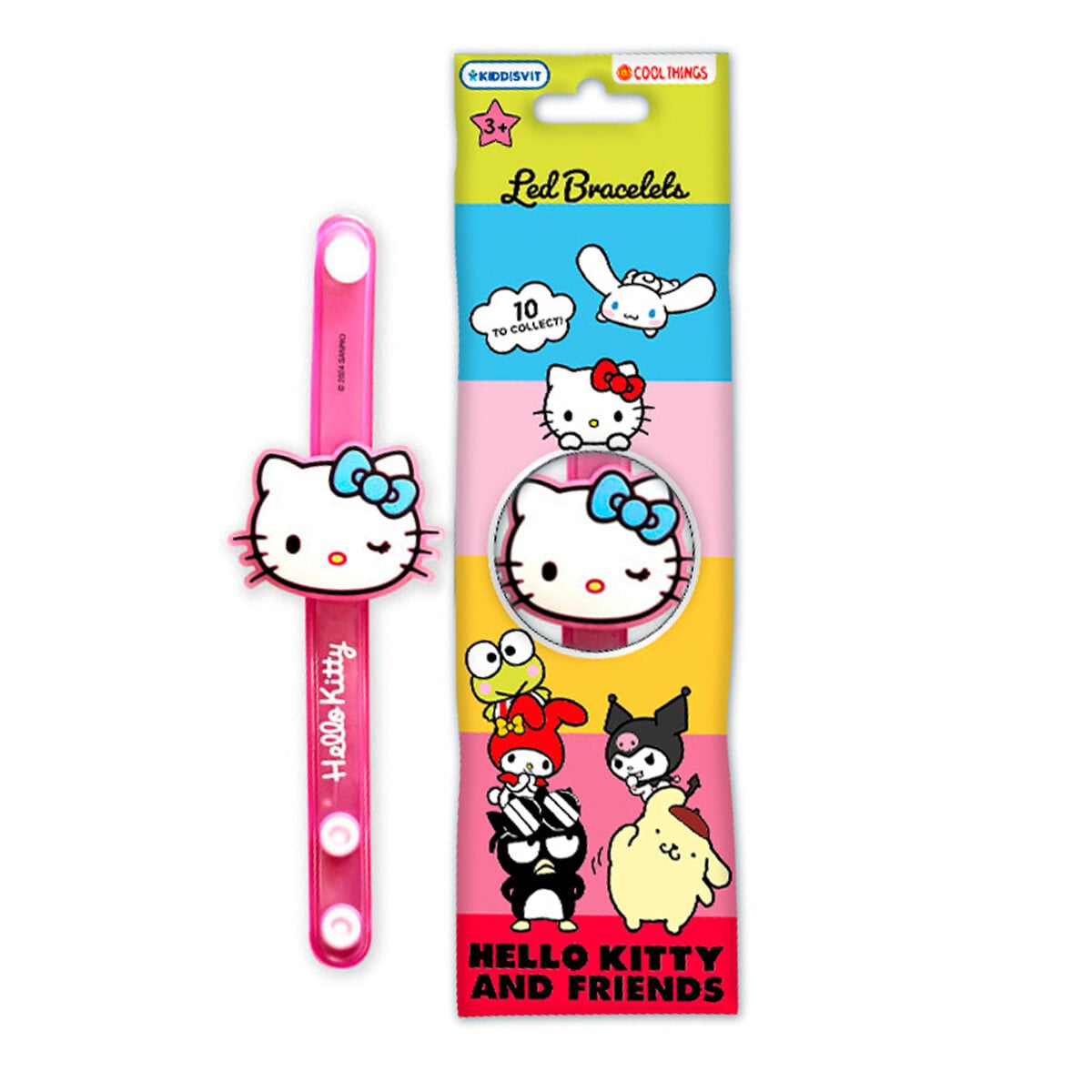 Браслет светящийся LED Hello Kitty и друзья (HK002)