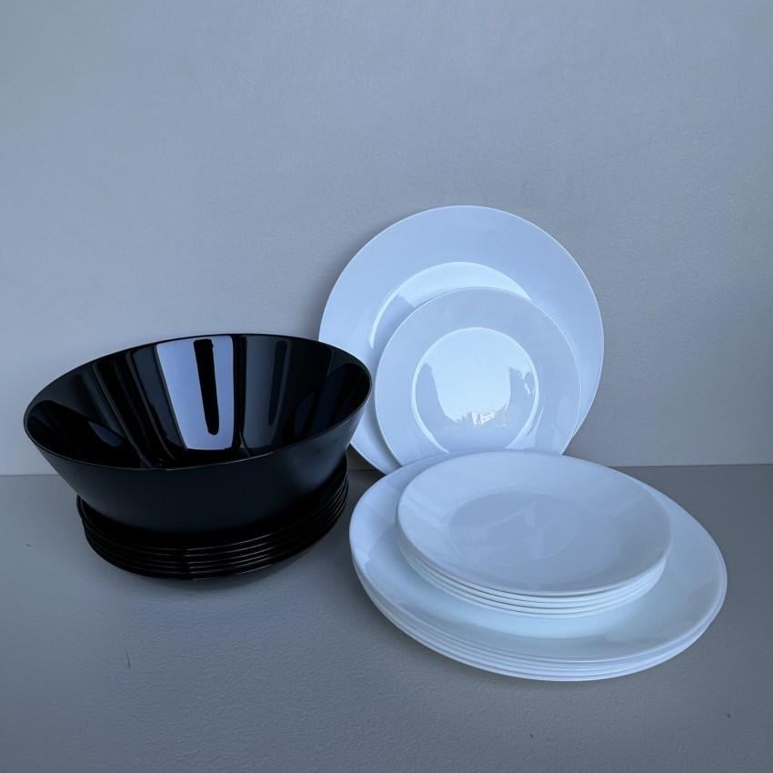 Сервиз столовый Luminarc Lillie X1202 19 пр. Black/White (2619394543) - фото 4 Сервиз столовый Luminarc Lillie X1202 19 пр. Black/White (2619394543) - фото 4