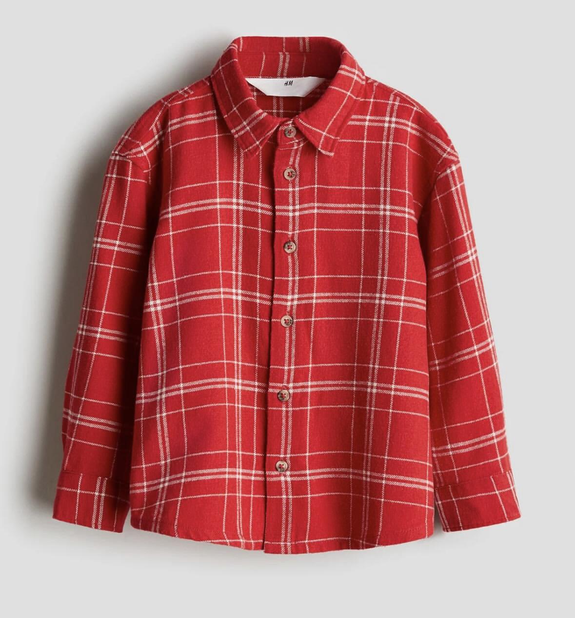 Сорочка для хлопчика H&M 92 см Червоний (1412)