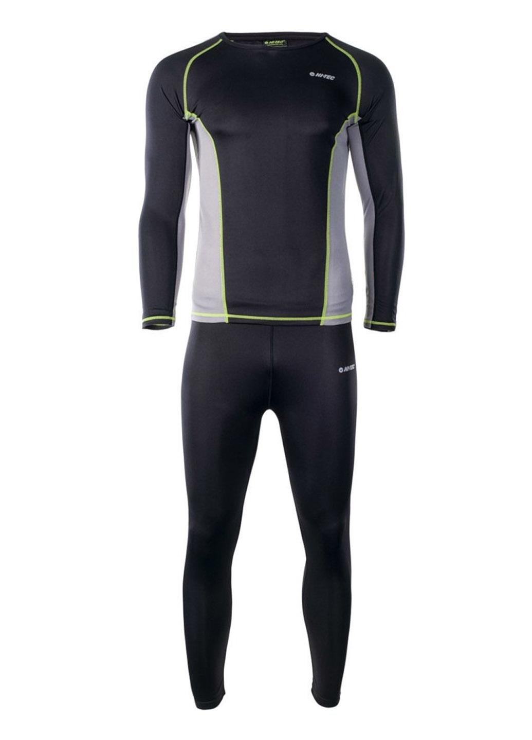 Комплект термобелья мужской Hi-Tec Kamo Thermal SET XL Black/Gray/Lime (85562-BLK/FT-GREY)