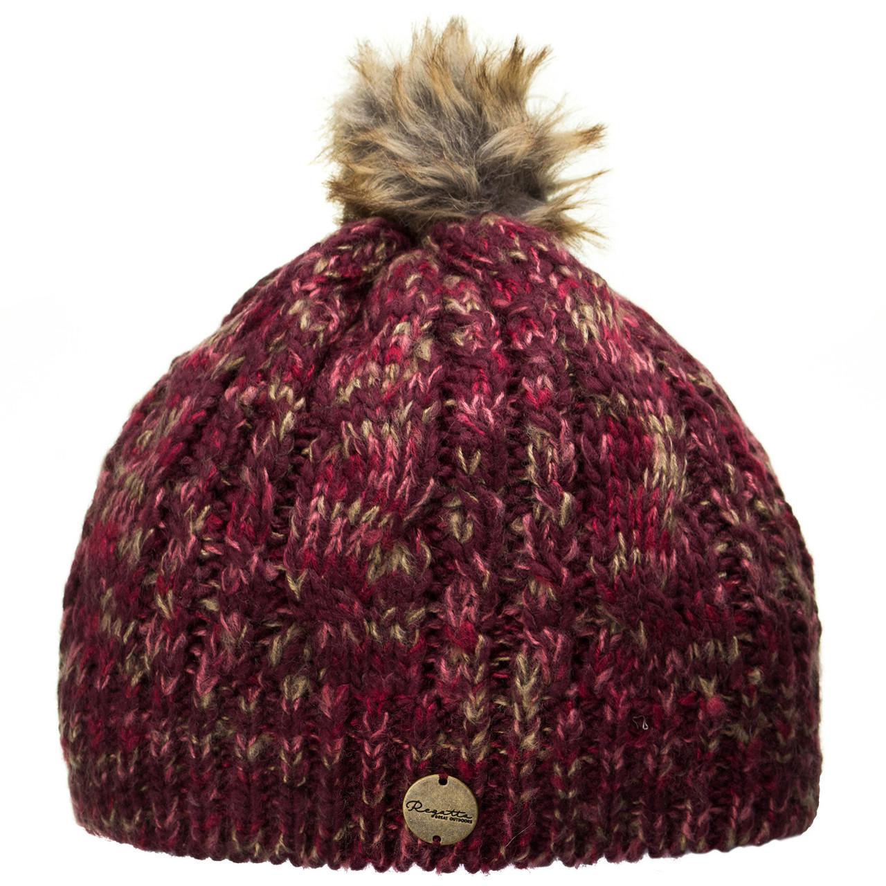 Шапка Regatta Frosty Hat II S/M 55-56 Burgundy (Frosty_Burgundy) - фото 1