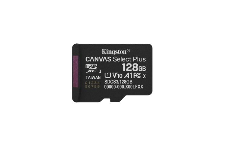 Карта пам'яті Kingston microSD128GB C10 UHS-I A1 V10 R150MB/s