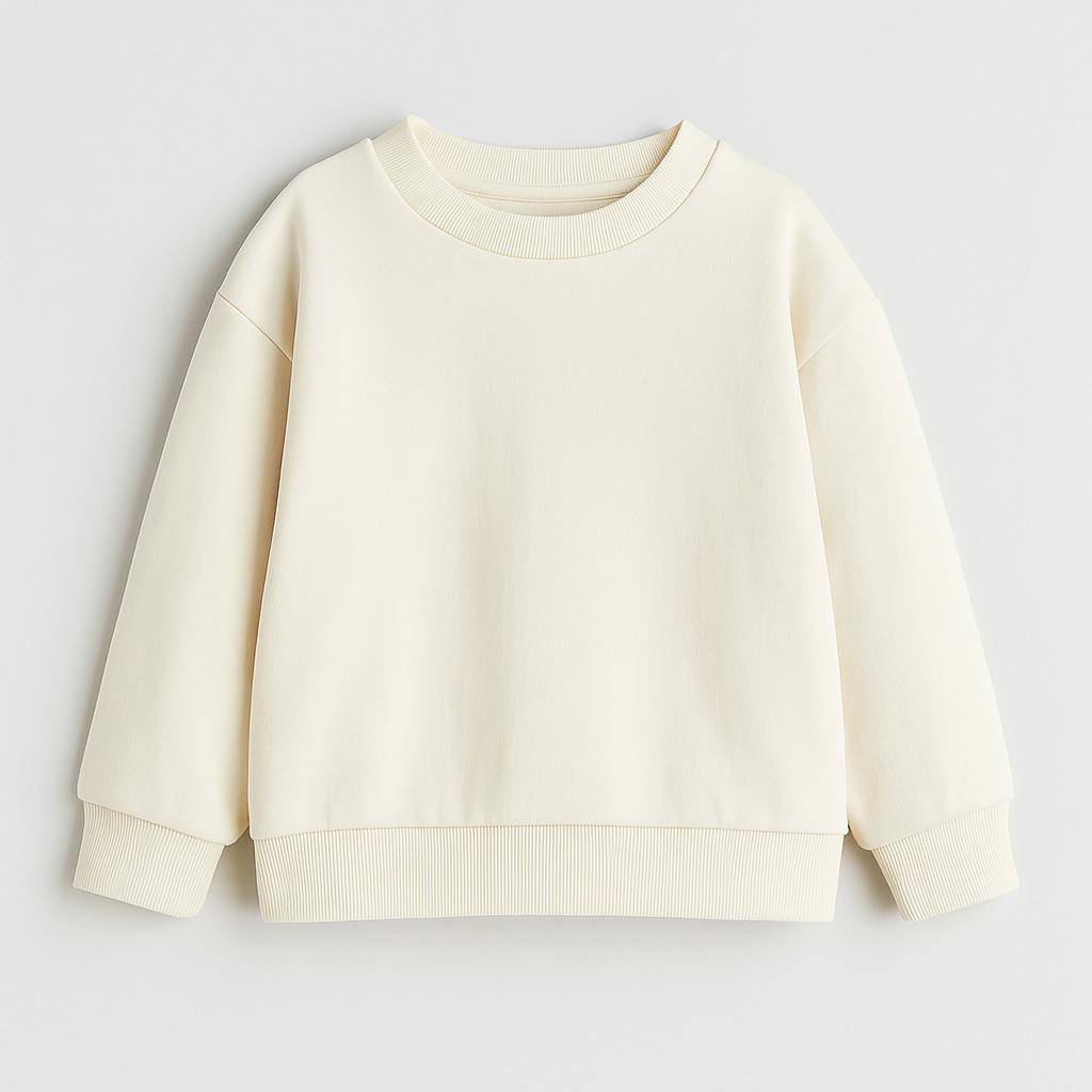 Свитшот H&M 122-128 см Молочный (1224786)