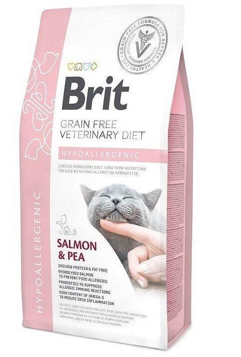 Корм для кошек сухой Brit GF Veterinary Diets Cat Hypoallerгenic 2 кг