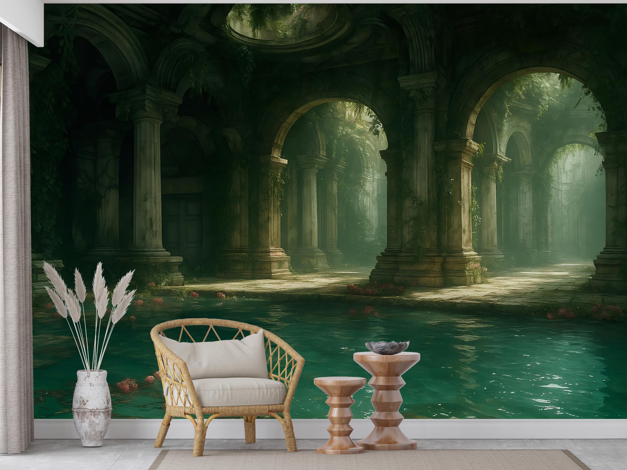 Фотообои флизелиновые Upstream Затерянный храм воды 180х120 см (VINT-014/2) - фото 4 Фотообои флизелиновые Upstream Затерянный храм воды 180х120 см (VINT-014/2) - фото 4