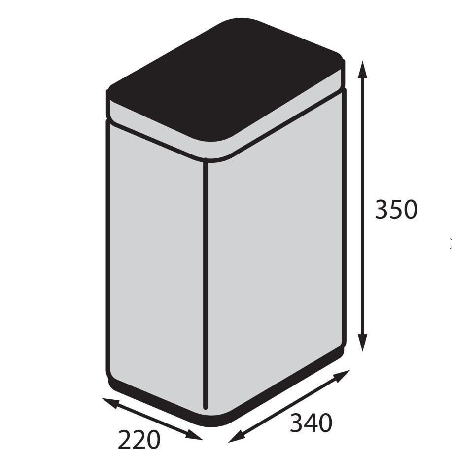 Мусорное ведро сенсорное Koer TC-020312-02 прямоугольное 12 л Нержавеющая сталь (KR5586) - фото 4 Мусорное ведро сенсорное Koer TC-020312-02 прямоугольное 12 л Нержавеющая сталь (KR5586) - фото 4