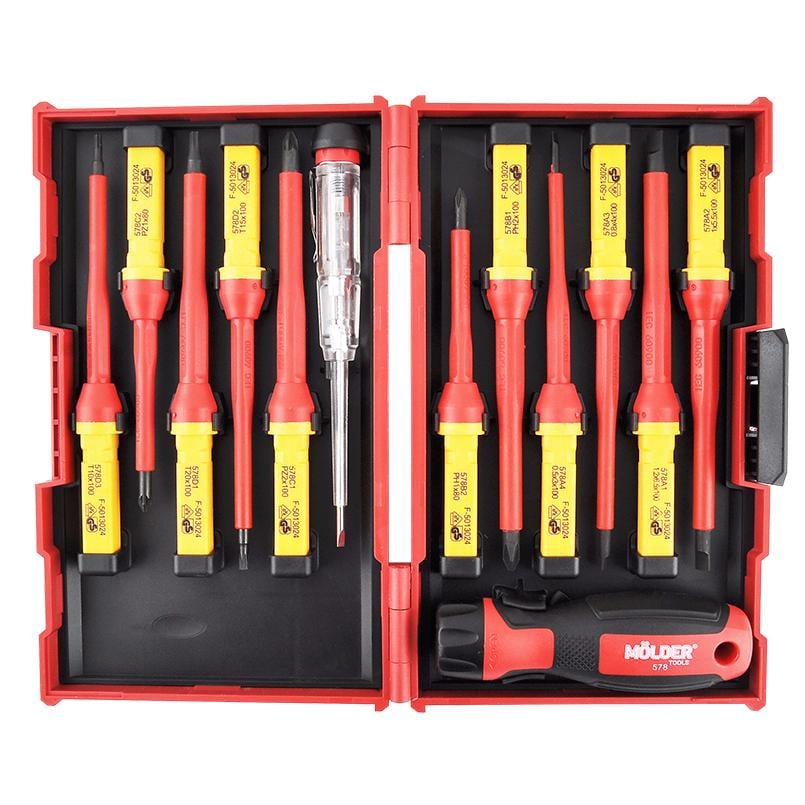 Набор отверток диэлектрических Molder VDE 1000 В