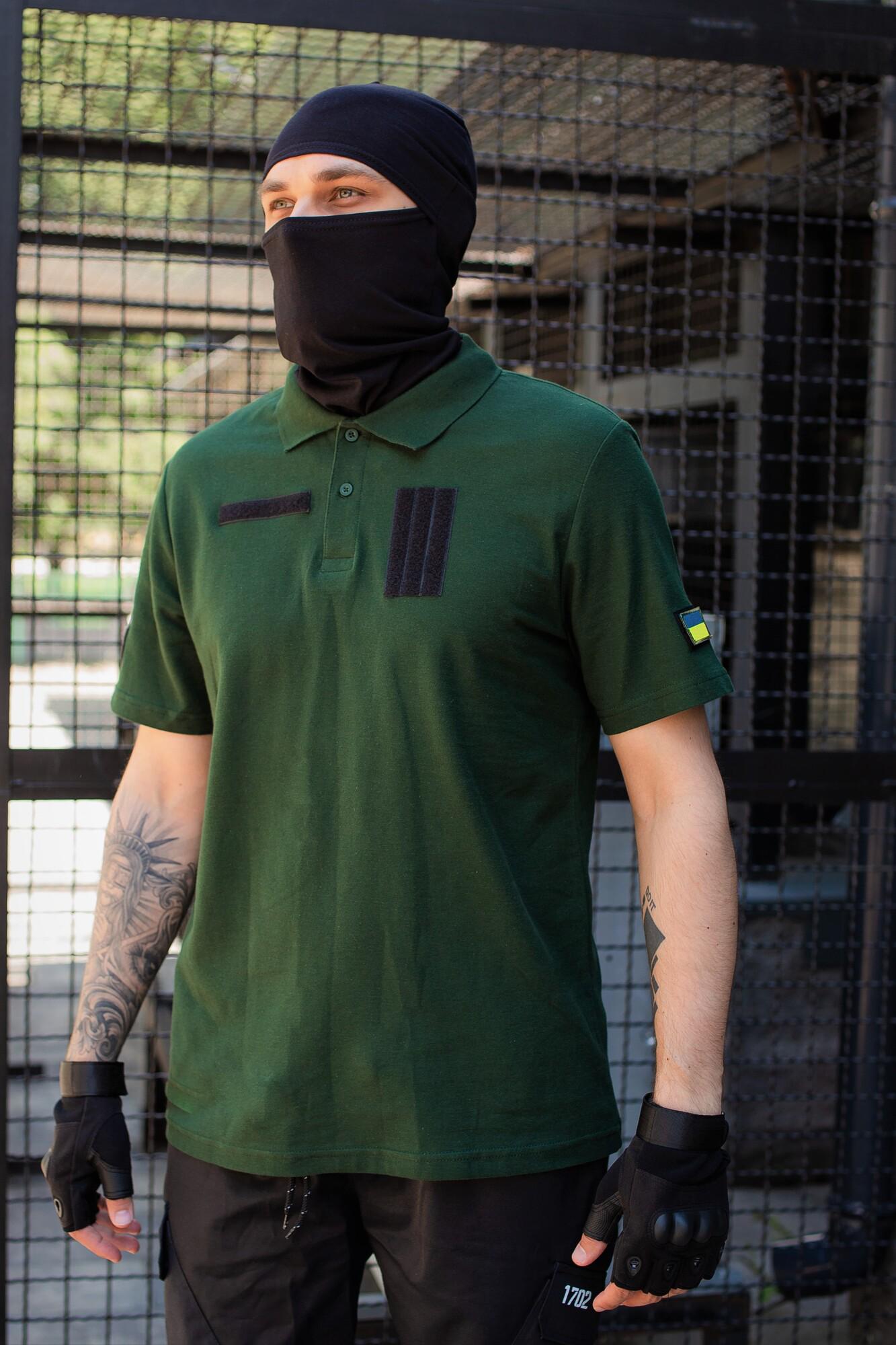 Военная футболка поло Without S Khaki (S8048662)