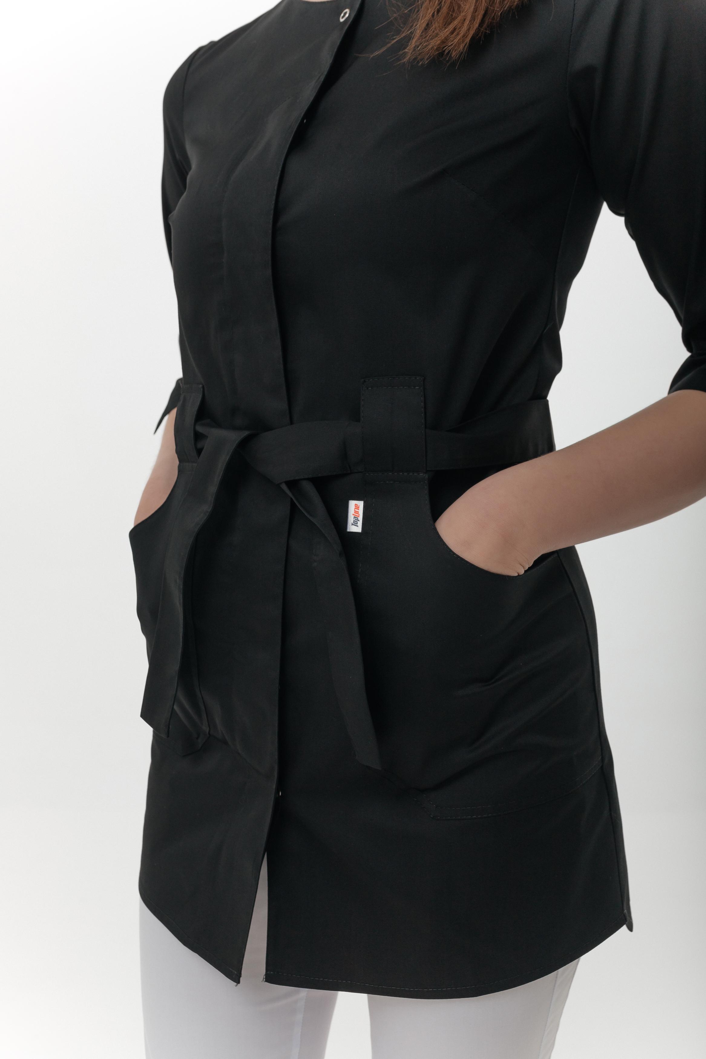 Халат-туника Касабланка р. 44 Черный (434445-44) - фото 2